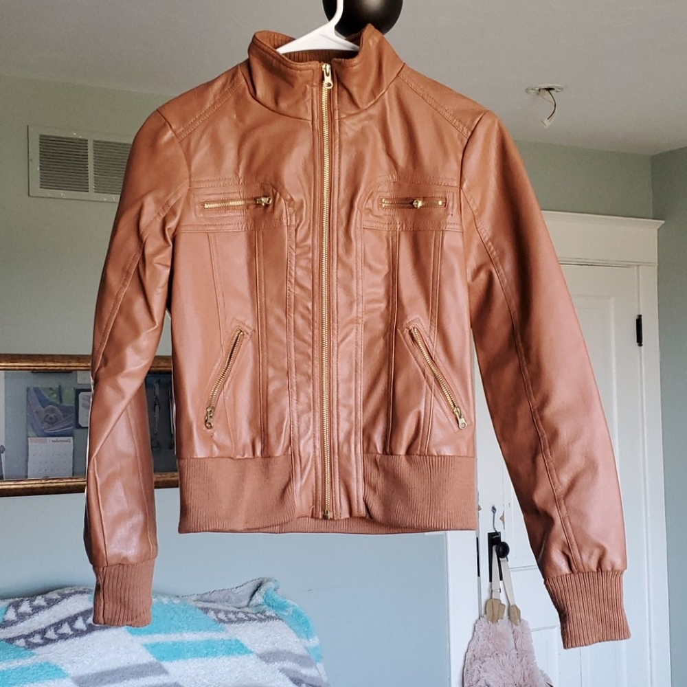 Leather jacket